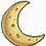 Pixel Crescent Moon