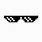 Pixel Sunglasses Cartoon
