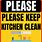 Please Keep Kitchen Clean Signs