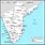 Political Map of South India