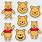 Pooh Bear Stickers