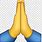 Pray Emoji Transparent