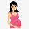 Pregnant Woman Cartoon Clip Art