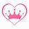 Princess Crown with Heart