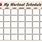 Printable Blank Workout Calendar