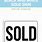 Printable Sold Sign