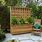 Privacy Fence with Planter Box