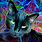 Psychedelic Trippy Art Cat