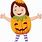 Pumpkin Costume Cartoon
