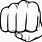 Punching Fist SVG