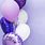 Purple Balloons Wallpaper