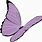 Purple Butterflies Vector