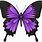 Purple Butterfly Images Clip Art