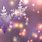 Purple Christmas Snowflake Wallpaper