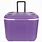 Purple Cooler with Wheels
