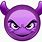 Purple Devil Goofy Emoji