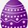Purple Easter Egg Clip Art