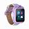 Purple Kids Jelly Purple Translucent Smartwatches
