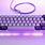 Purple LED Keyboard