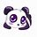 Purple Panda Drawing