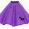 Purple Poodle Skirt