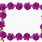 Purple Rose Border Clip Art