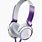 Purple Sony Headphones