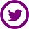 Purple Twitter Logo