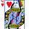 Queen of Hearts Card Template