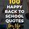 Quotes About Back to School