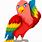 Rainbow Bird Clip Art