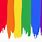 Rainbow Paint Stripes