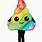 Rainbow Poop Emoji Costume