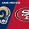 Rams vs 49ers Logo