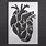 Real Heart Stencil