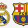 Real Madrid and Barca Logo