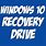 Recovery USB for Windows 10