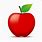 Red Apple Fruit Logo