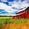Red Barn Background