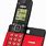Red Cordless Phone