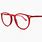 Red Eyeglasses Frames
