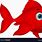Red Fish Cartoon Image