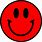 Red Happy Face Emoji