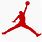 Red Jordan Logo Transparent
