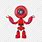 Red Robot PNG