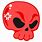 Red Skull Emoji