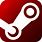 Red Steam Icon