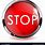 Red Stop Button Icon