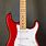 Red Stratocaster Guitar