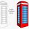 Red Telephone Box Drawing